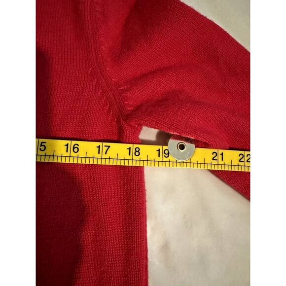 Merry & Bright Christmas Dalmatian Dog Button Up Cardigan Sweater sz M - Picture 6 of 8